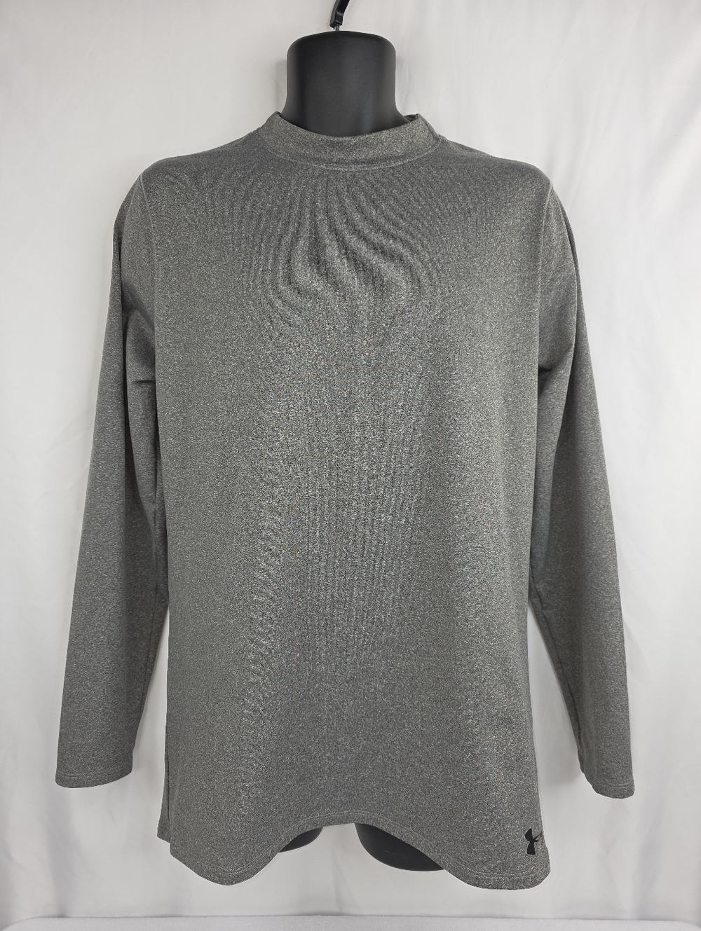 Under Armour Men's Long-Sleeve Gray Performance Fitted T-Shirt Size XL AR-3400